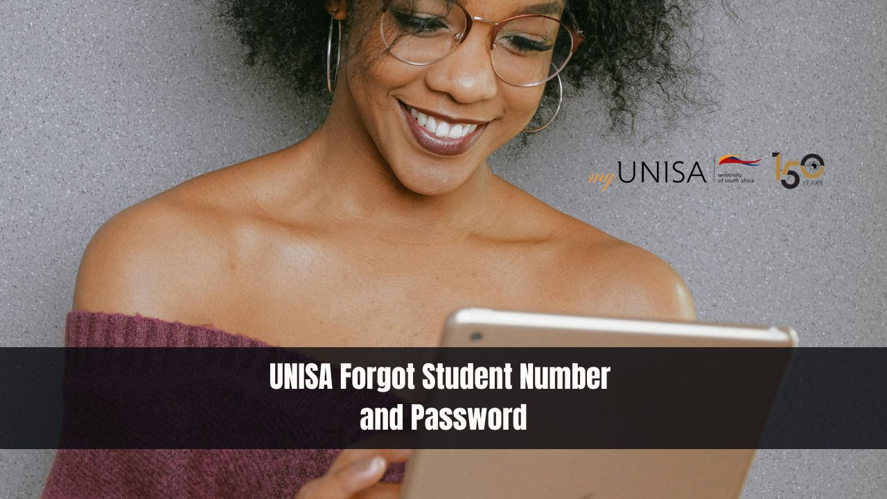 UNISA Forgot Student Number and Password