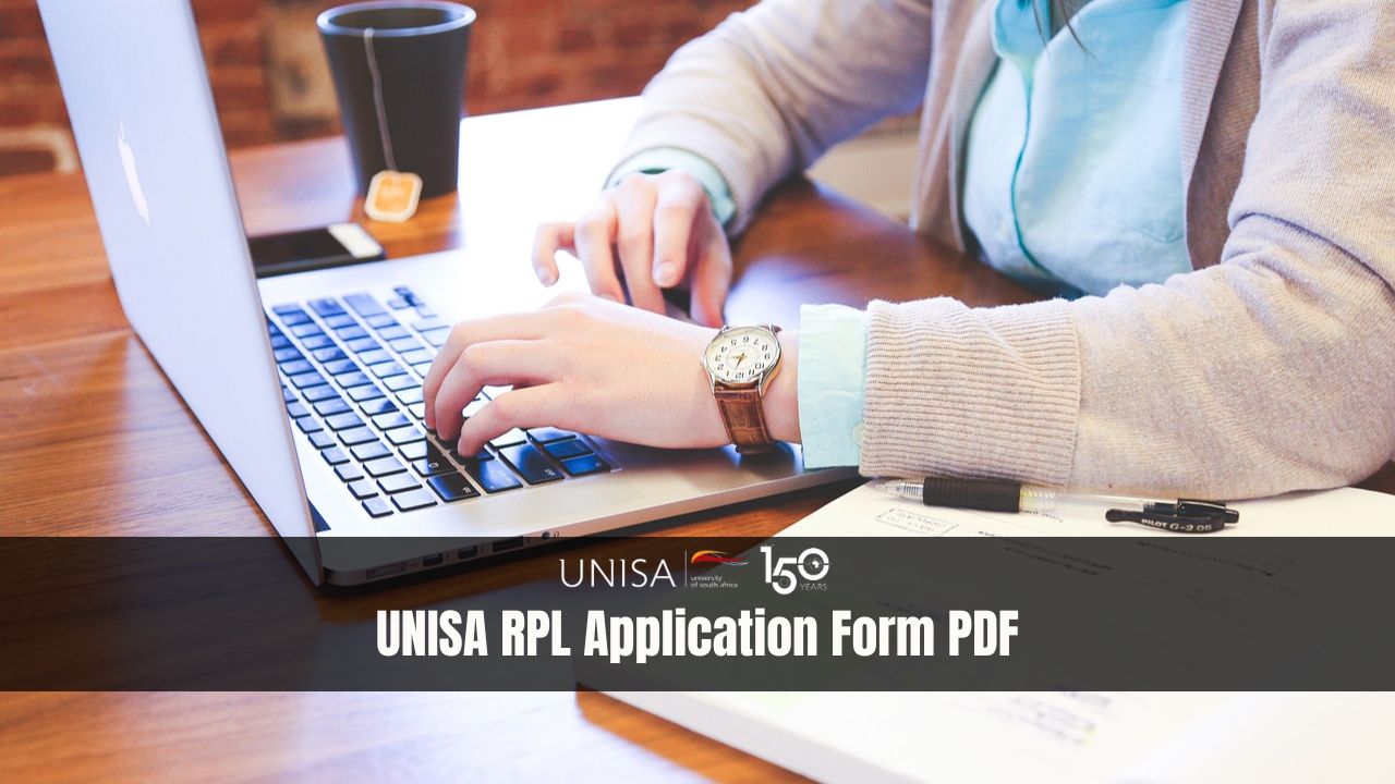 UNISA RPL Application Form PDF