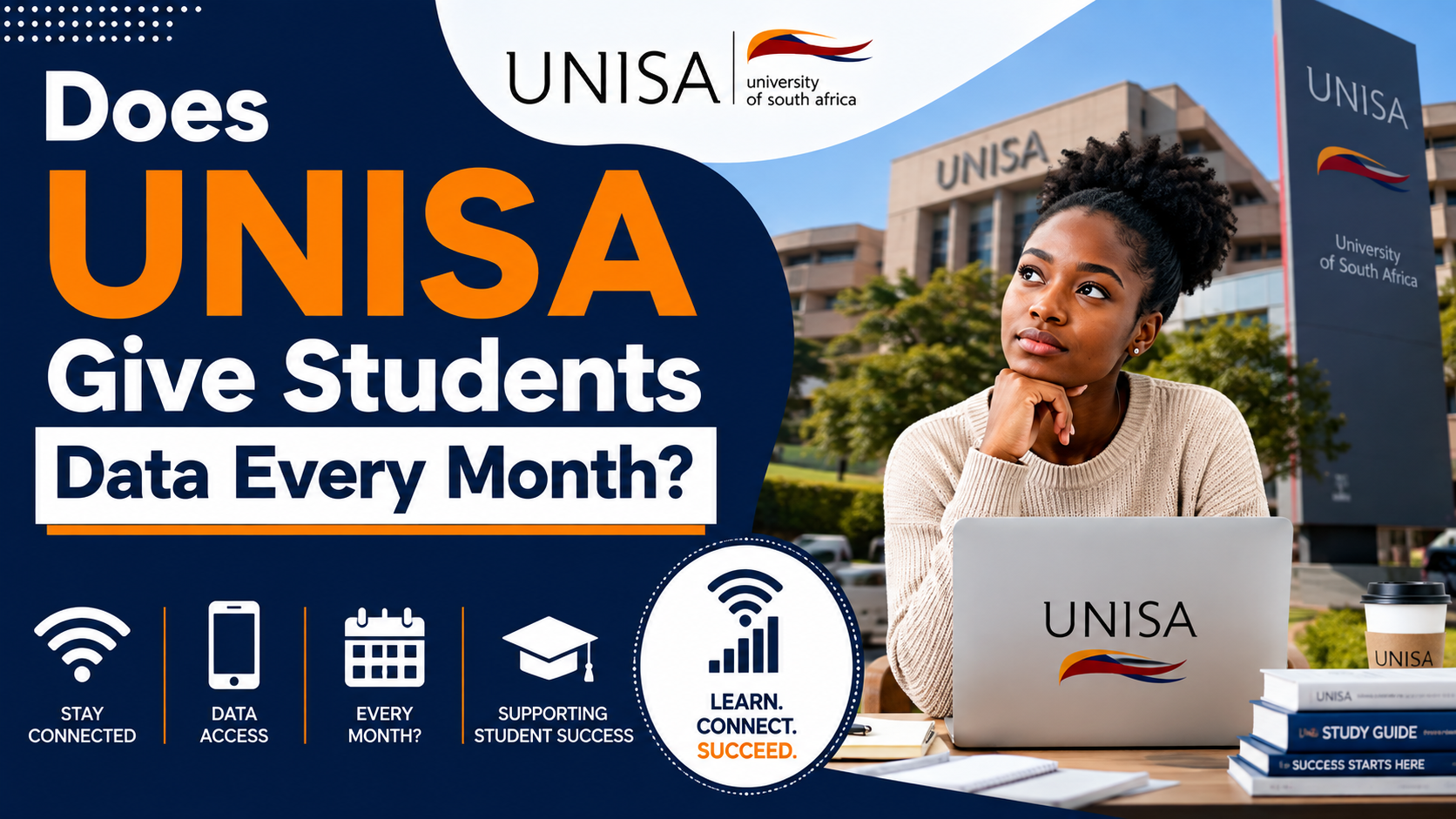 Does UNISA Give Students Data Every Month