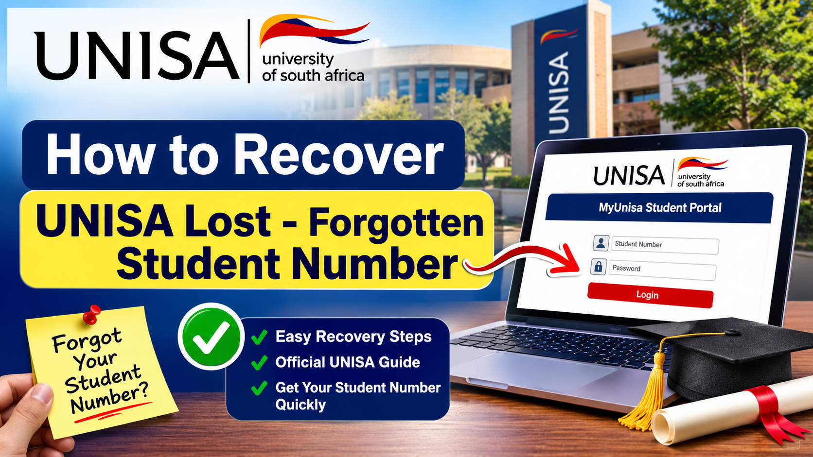 How to Recover UNISA Lost