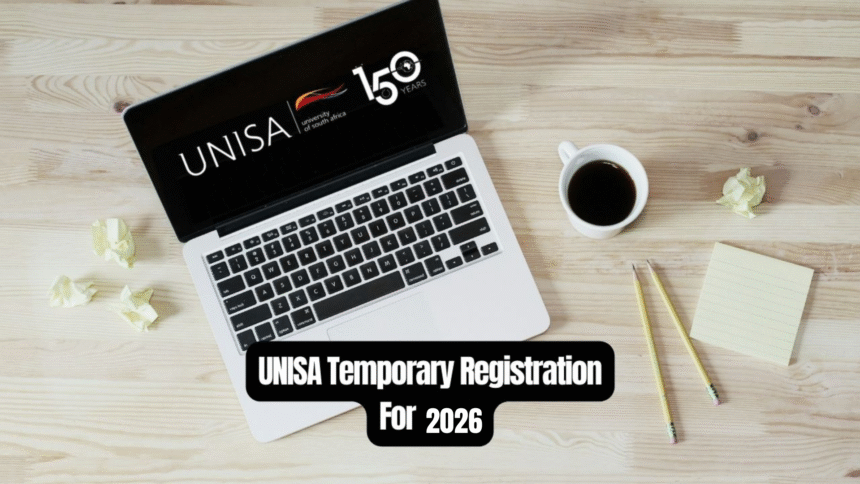 UNISA Temporary Registration For 2026