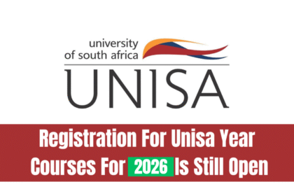 Registration For Unisa Year Courses For 2026 Is Still Open