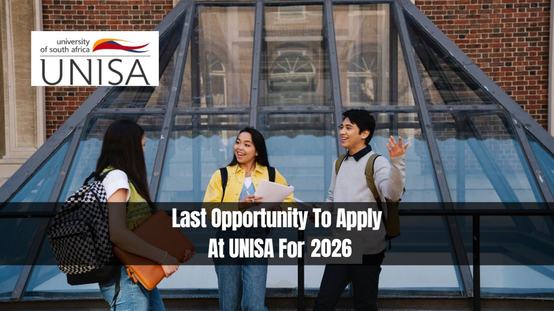 Last Opportunity To Apply At UNISA For 2026