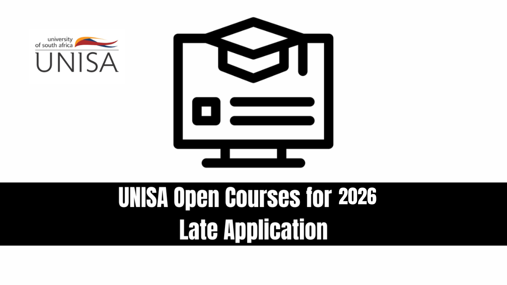 UNISA Open Courses for 2026 Late Application