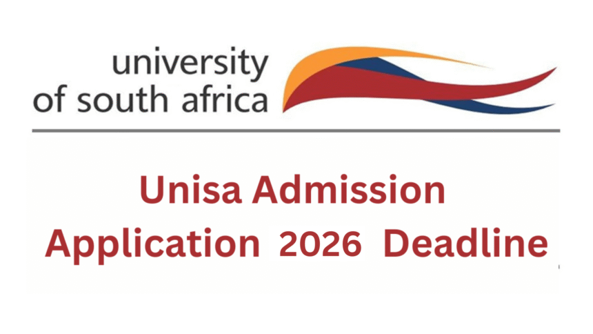 Unisa Admission Application 2026 Deadline