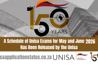 A Schedule of Unisa Exams for May and June 2026 Has Been Released by the Unisa
