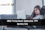 UNISA Postgraduate Application 2026 Opening Date