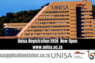 Unisa Registration 2026 Now Open www.unisa.ac.za