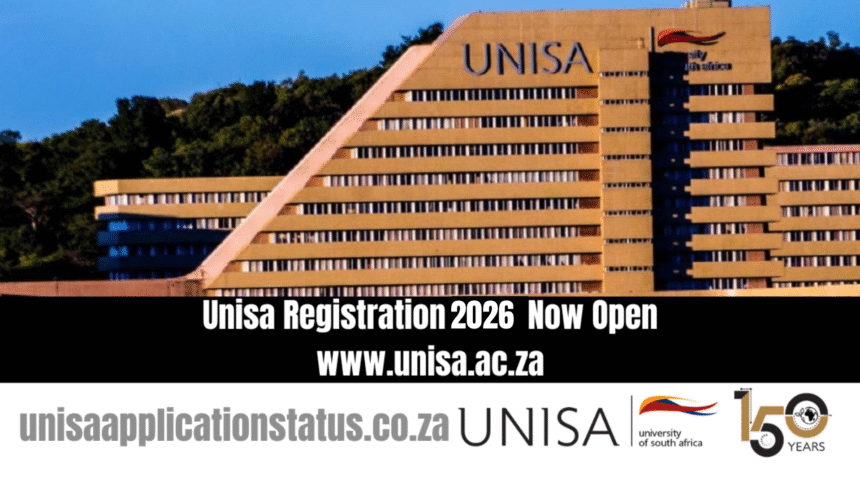 Unisa Registration 2026 Now Open www.unisa.ac.za
