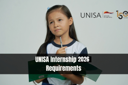 UNISA Internship 2026 Requirements