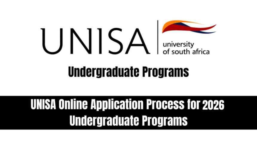UNISA Online Application Process for 2026 Undergraduate Programs