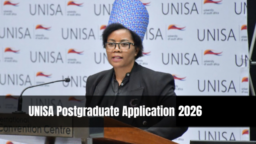 UNISA Postgraduate Application 2026