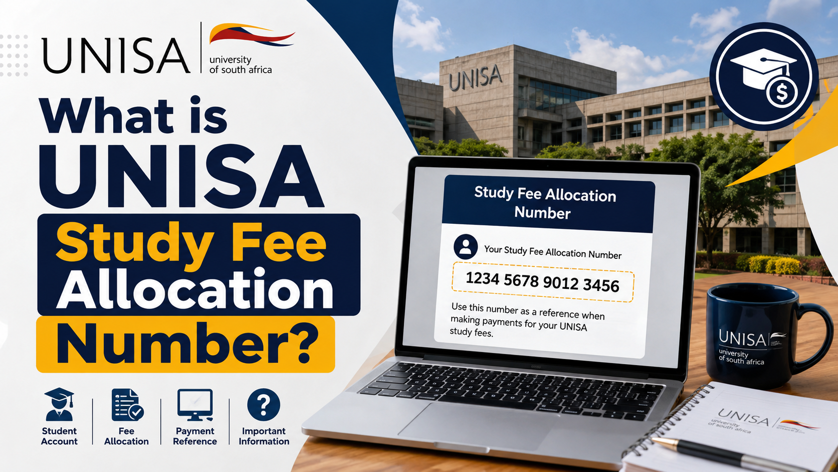 What is UNISA Study Fee Allocation Number