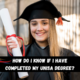 How do I know if I Have Completed my UNISA Degree?