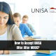 How to Accept UNISA Offer After MOOC?