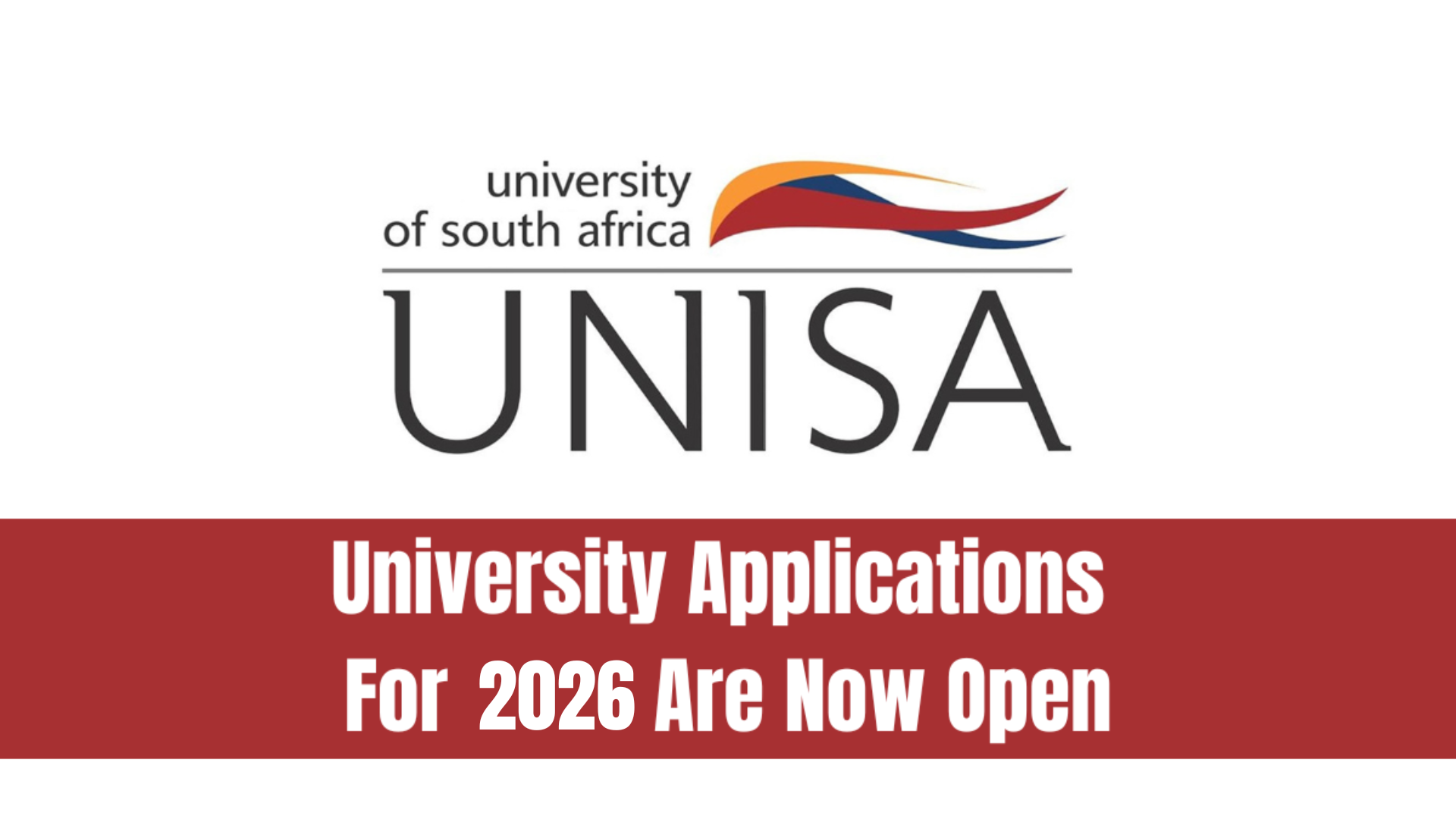 University Applications For 2026 Are Now Open