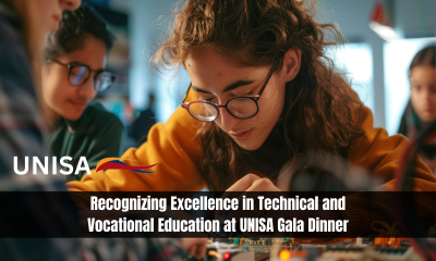 Recognizing Excellence in Technical and Vocational Education at UNISA Gala Dinner