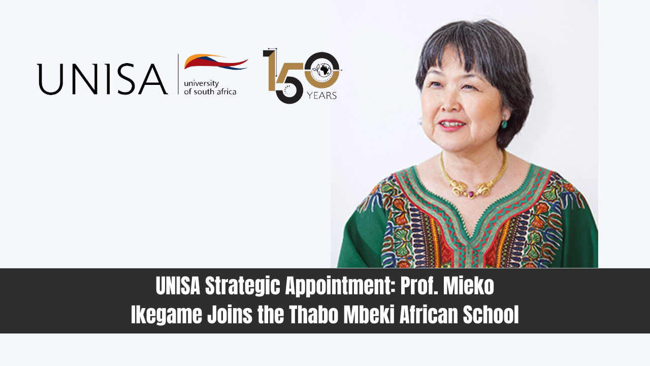 UNISA Strategic Appointment: Prof. Mieko Ikegame Joins the Thabo Mbeki African School