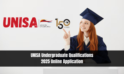 UNISA Undergraduate Qualifications 2025 Online Application