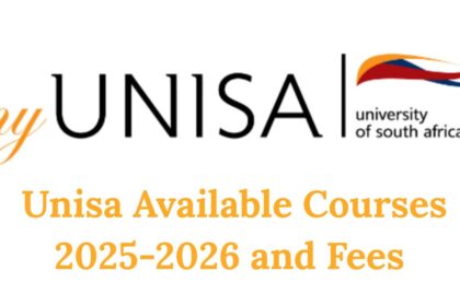 Unisa Available Courses 2025-2026 and Fees