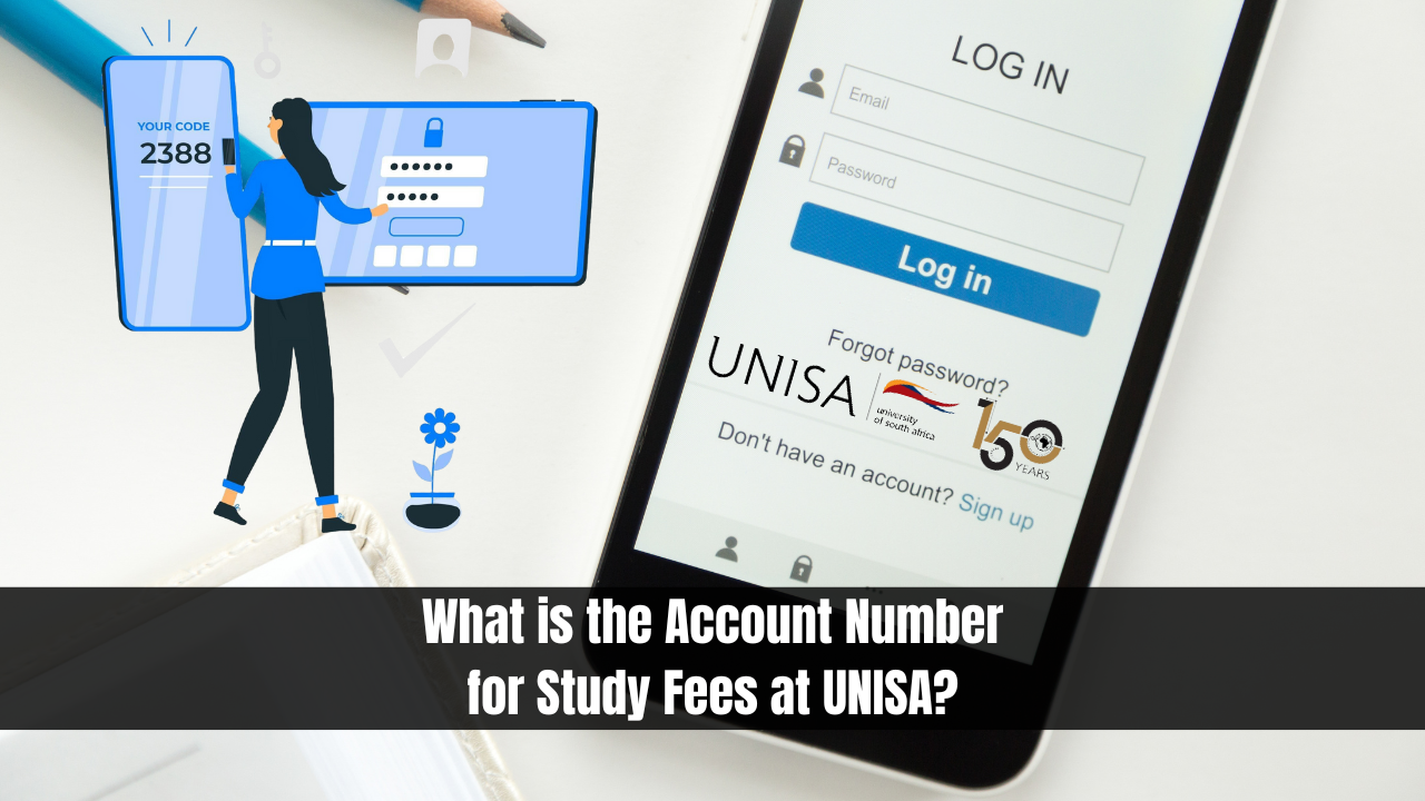 What is the Account Number for Study Fees at UNISA?