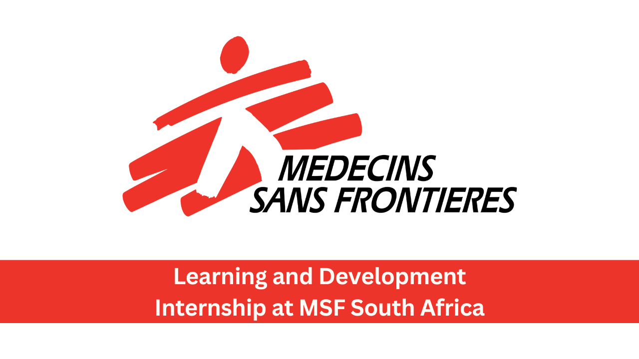 Learning and Development Internship at MSF South Africa