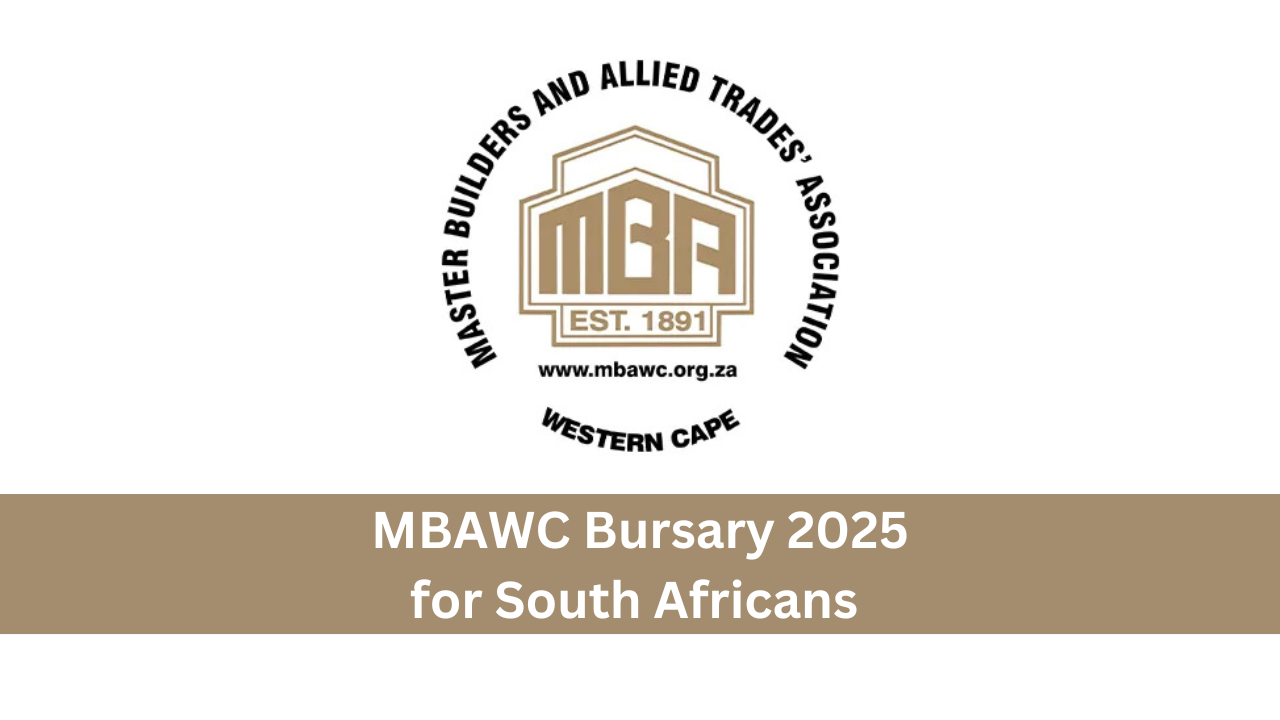 MBAWC Bursary 2025 for South Africans