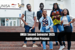 UNISA Second Semester 2025 Application Process