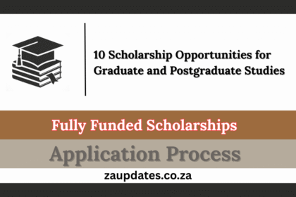 10 Scholarship Opportunities for Graduate and Postgraduate Studies Currently Open In 2025
