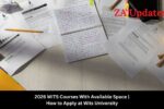 2026 WITS Courses With Available Space