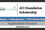 ACI Foundation Scholarship