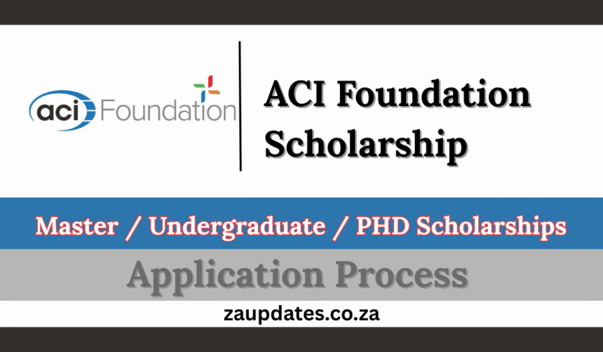 ACI Foundation Scholarship