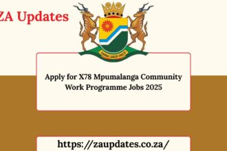 Apply for X78 Mpumalanga Community Work Programme Jobs 2025