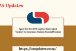 Apply for the 2025 Capitec Bank Agent Vacancy in Insurance Claims (Funeral Claims)