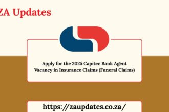 Apply for the 2025 Capitec Bank Agent Vacancy in Insurance Claims (Funeral Claims)
