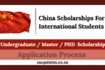 China Scholarships For International Students