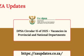 DPSA Circular 15 of 2025