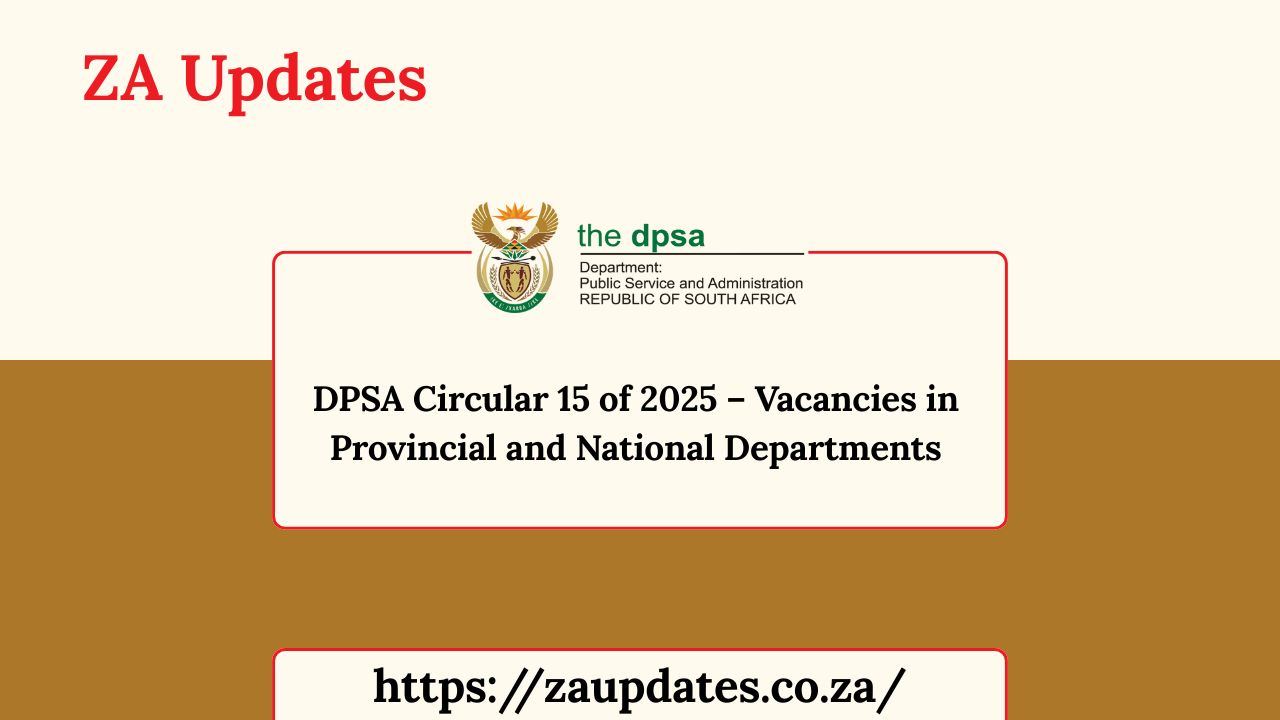 DPSA Circular 15 of 2025