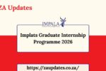 Implats Graduate Internship Programme 2026