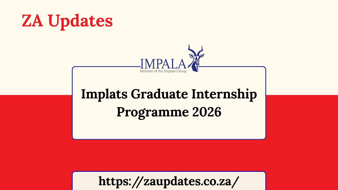 Implats Graduate Internship Programme 2026