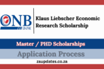 Klaus Liebscher Economic Research Scholarships