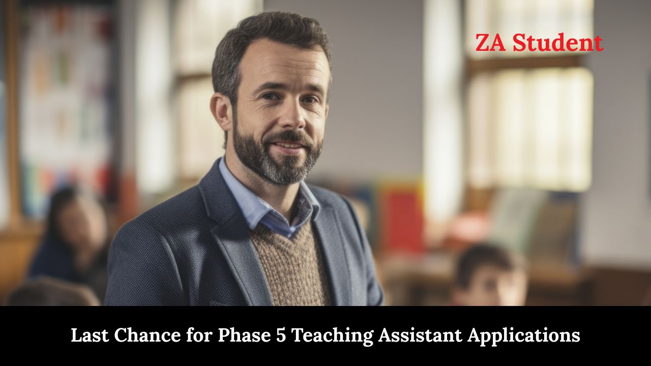 Last Chance for Phase 5 Teaching Assistant Applications