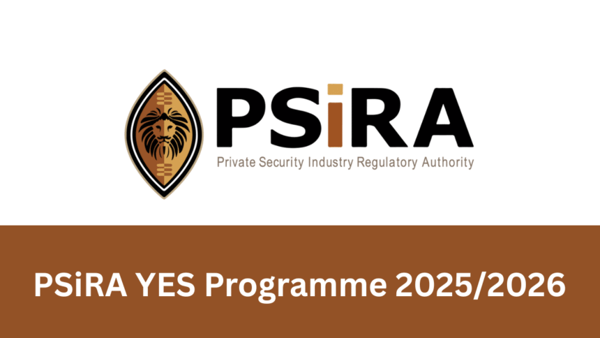 PSiRA YES Programme 2025/2026