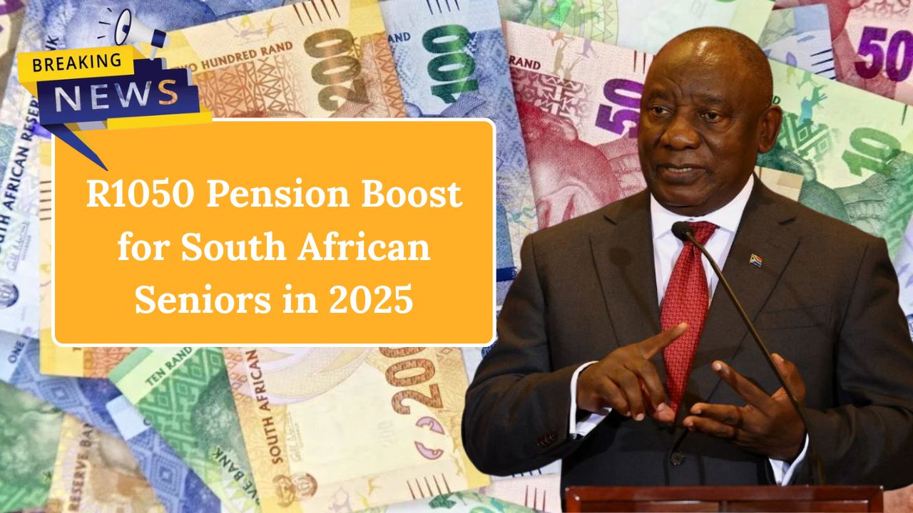 R1050 Pension Boost for South African Seniors in 2025
