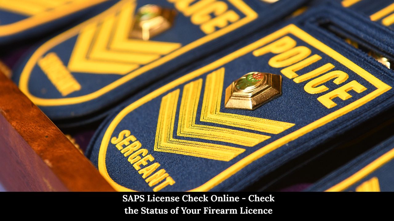 SAPS License Check Online