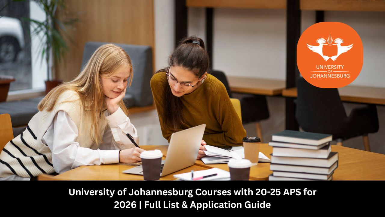 University of Johannesburg Courses with 20-25 APS for 2026