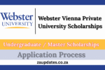 Webster Vienna Private University Scholarships