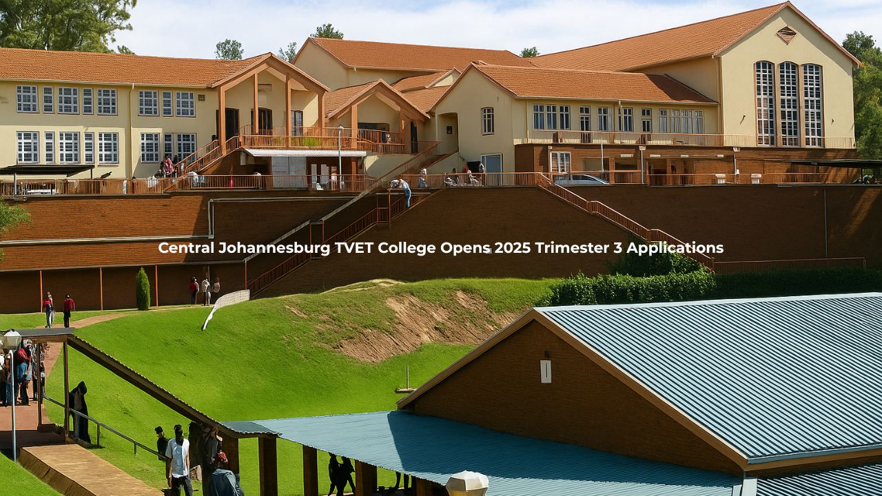 Central Johannesburg TVET College Opens 2025 Trimester 3 Applications