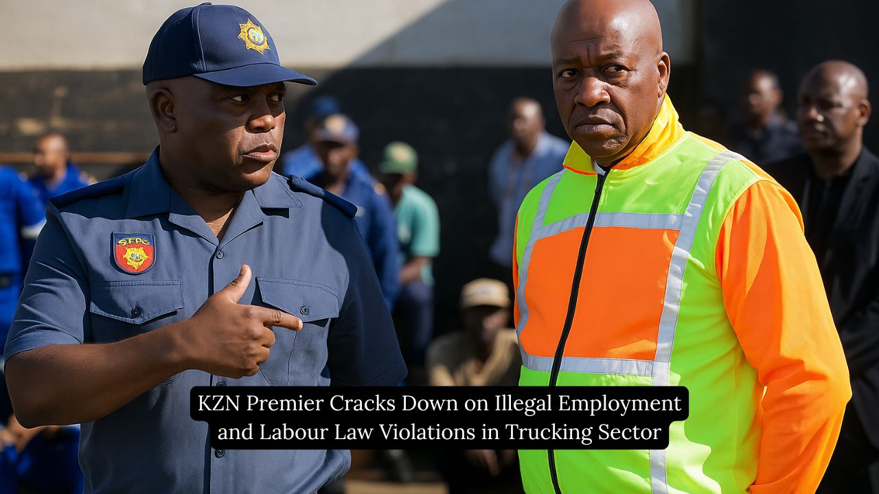 KZN Premier Cracks Down on Illegal Employment and Labour Law Violations in Trucking Sector