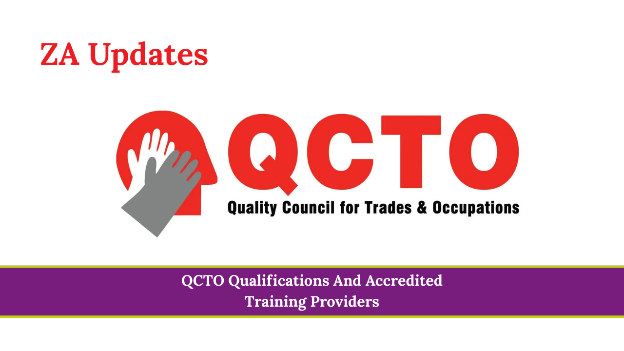 QCTO Qualifications And Accredited Training Providers